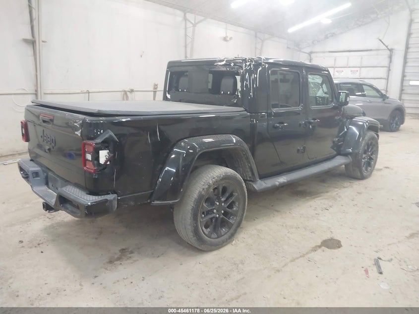 Vin: 1c6hjtfg9nl168240, lot: 45959291, jeep gladiator high altitude 4x4 20224