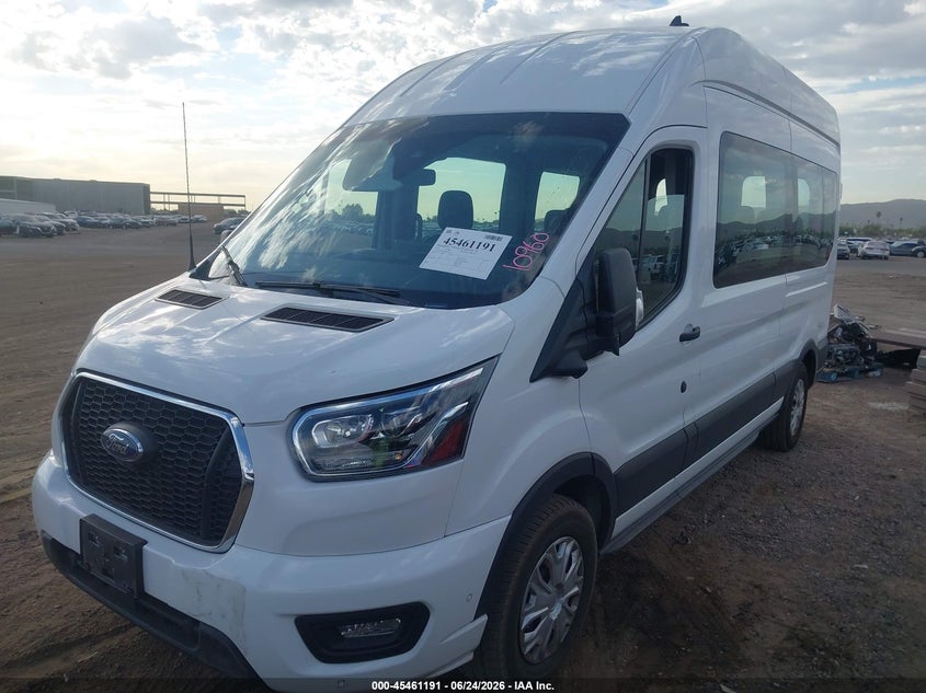 Vin: 1fbax2x85pkb34111, lot: 45959304, ford transit-350 passenger van xlt 20232