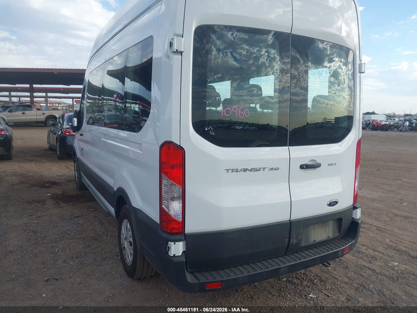 Vin: 1fbax2x85pkb34111, lot: 45959304, ford transit-350 passenger van xlt 20233