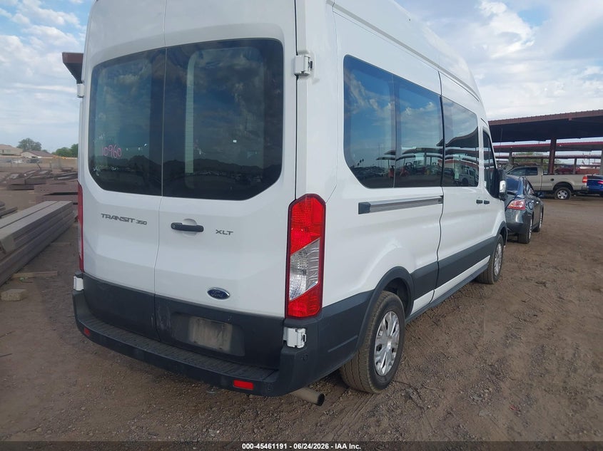 Vin: 1fbax2x85pkb34111, lot: 45959304, ford transit-350 passenger van xlt 20234