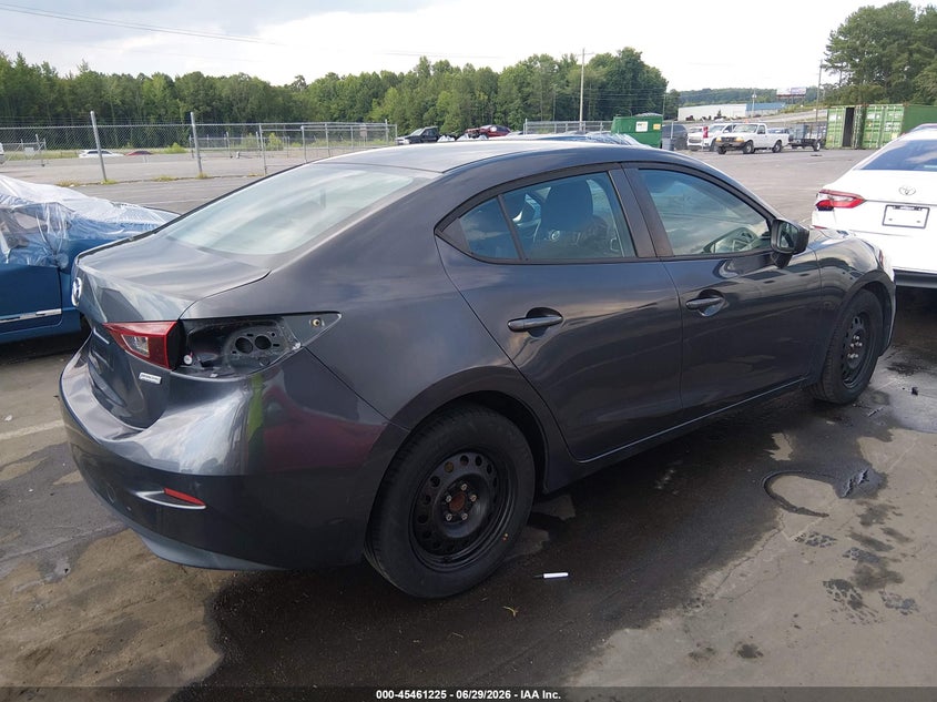 Vin: 3mzbm1t76gm315739, lot: 45959338, mazda mazda3 i sport 20164