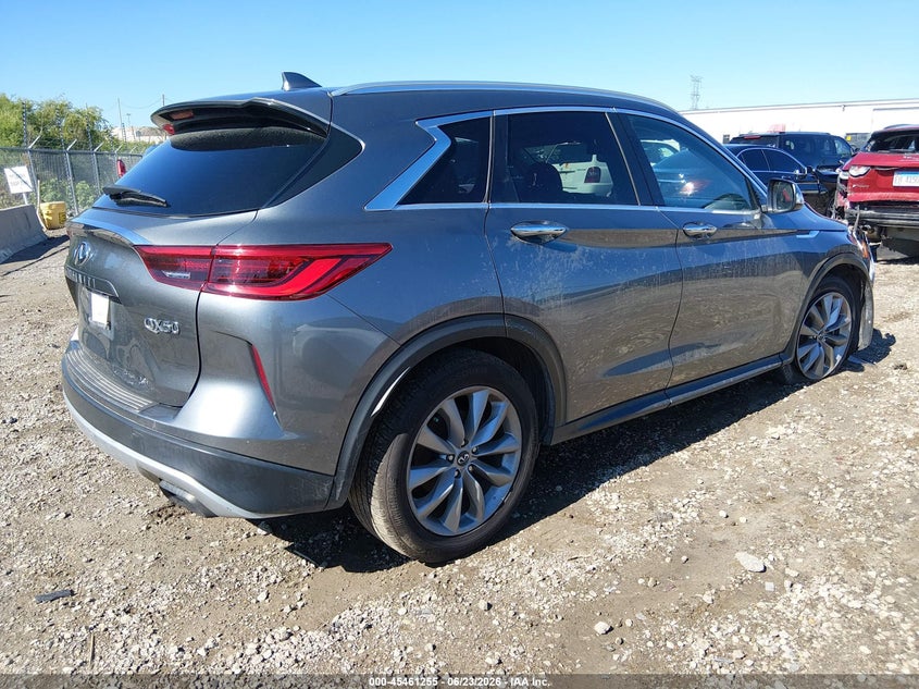 Vin: 3pcaj5m10kf135839, lot: 45959367, infiniti qx50 luxe 20194