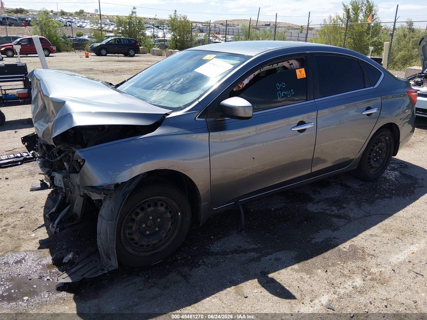 2018 Nissan Sentra, Удар спереду, IAAI, VIN 3N1AB7AP4JY340037 — фото 2