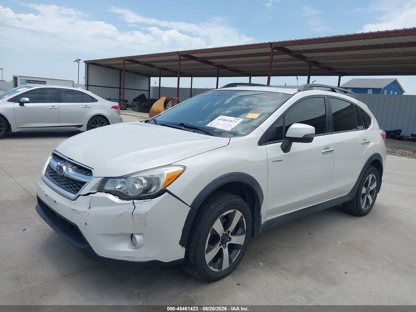 Vin: jf2gpbkc3eh332750, lot: 45959536, subaru xv crosstrek hybrid 2.0i touring 20142