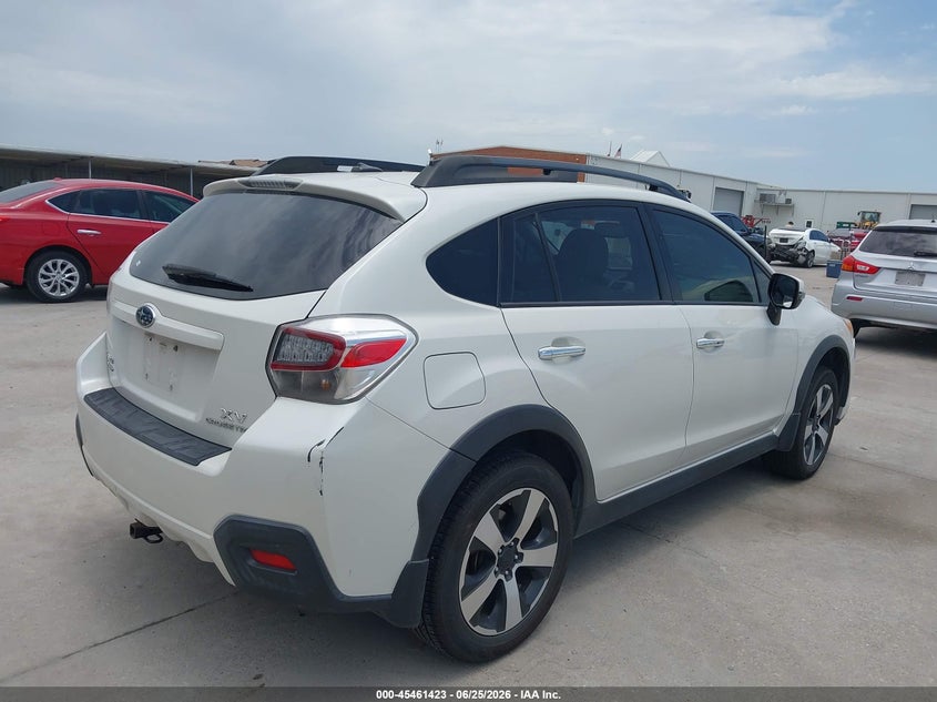 Vin: jf2gpbkc3eh332750, lot: 45959536, subaru xv crosstrek hybrid 2.0i touring 20144