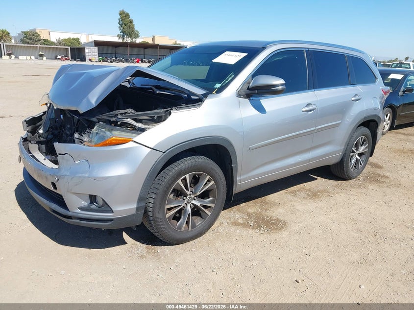 2016 Toyota Highlander Xle V6 5TDKKRFH8GS505070 photo 1