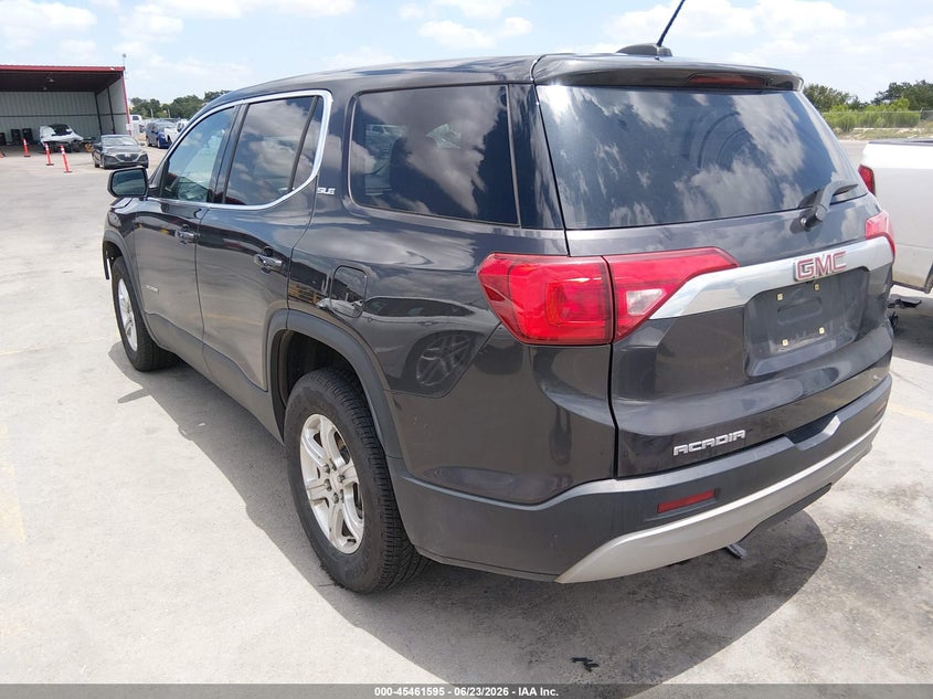 Vin: 1gkknkla1hz324029, lot: 45959708, gmc acadia sle-1 20173