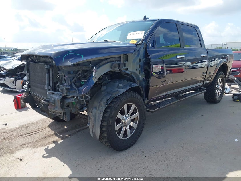 Vin: 3c6ur5gl7jg367910, lot: 45959712, ram 2500 longhorn  4x4 6'4 box 20182