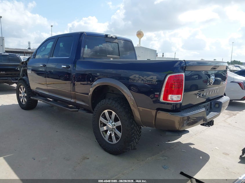 Vin: 3c6ur5gl7jg367910, lot: 45959712, ram 2500 longhorn  4x4 6'4 box 20183