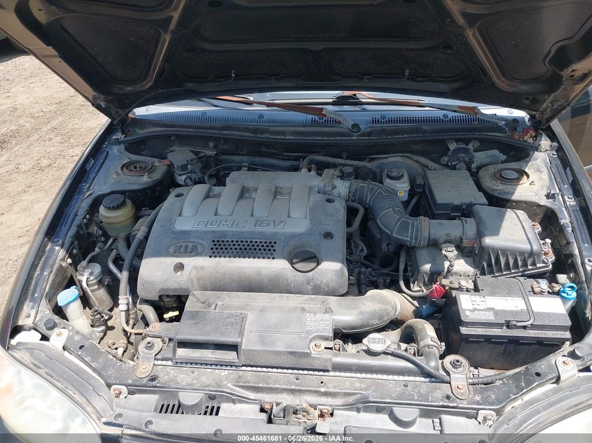 2003 Kia Spectra Ls VIN: KNAFB121435286004 Lot: 45461681