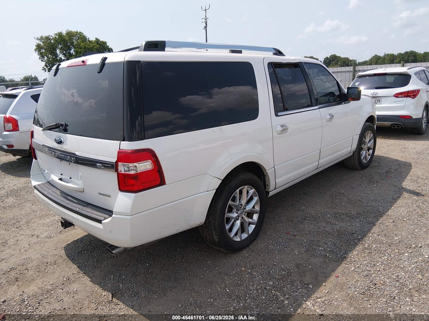 Vin: 1fmjk1kt1gef12614, lot: 45959814, ford expedition el limited 20164