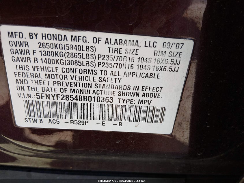 AtlanticExpress - Honda Pilot
