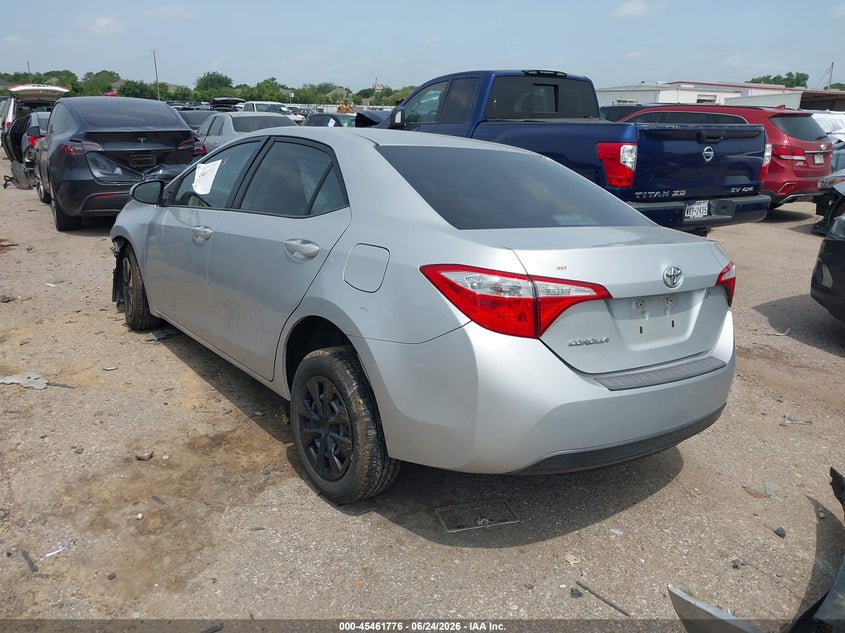 2016 TOYOTA COROLLA SEDAN 1.8L I-4 DOHC, VVT, 132HP