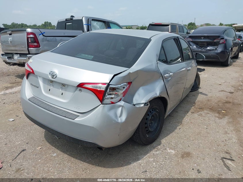 2016 TOYOTA COROLLA SEDAN 1.8L I-4 DOHC, VVT, 132HP