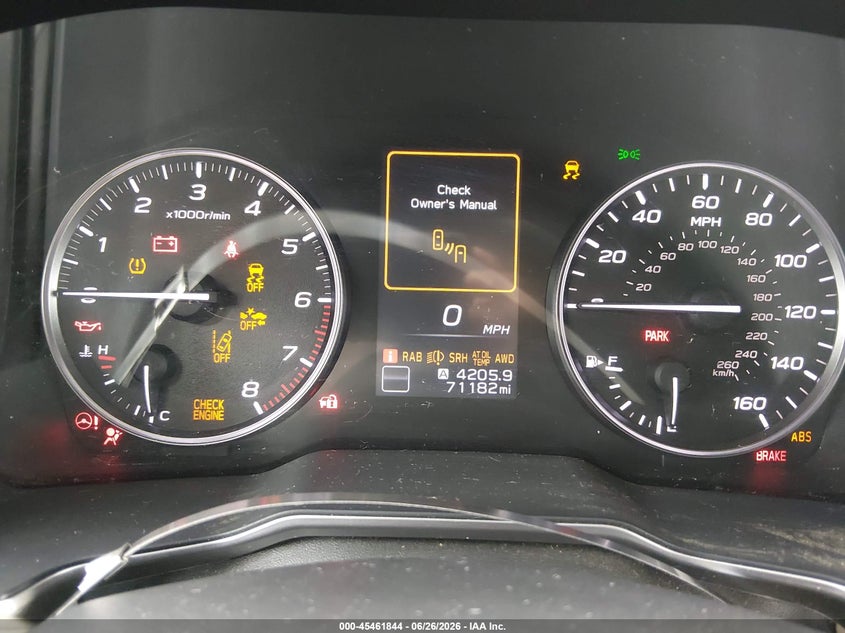 2021 SUBARU OUTBACK SPORT UTILITY VEHICLE 2.4L H-4 DI, DOHC, VVT, TURBO, 260HP