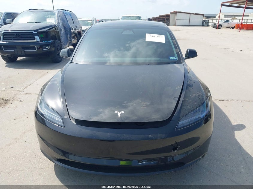 TESLA MODEL 3 2025 VIN 5YJ3E1EA4SF057182