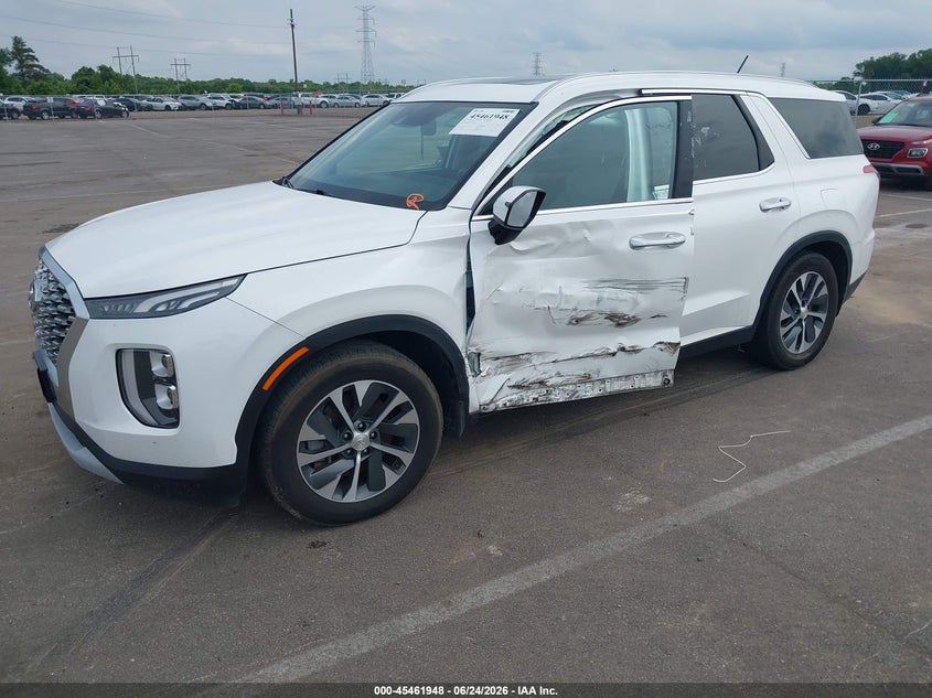 2020 Hyundai Palisade, Left Side, IAAI, VIN KM8R2DHEXLU147640 — photo 2