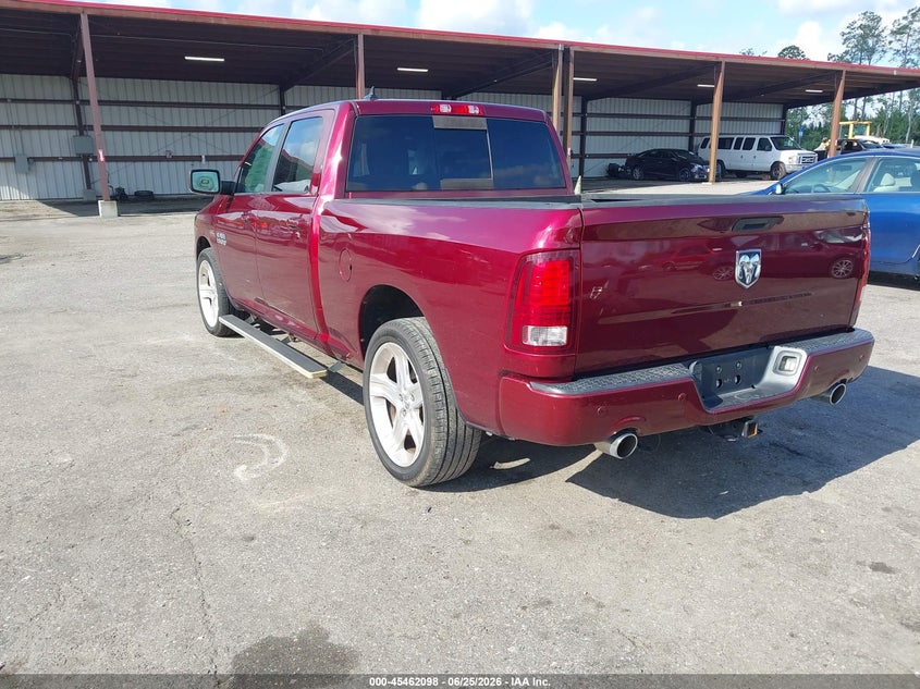 Vin: 1c6rr6ut7hs610196, lot: 45960211, ram 1500 sport  4x2 6'4 box 20173