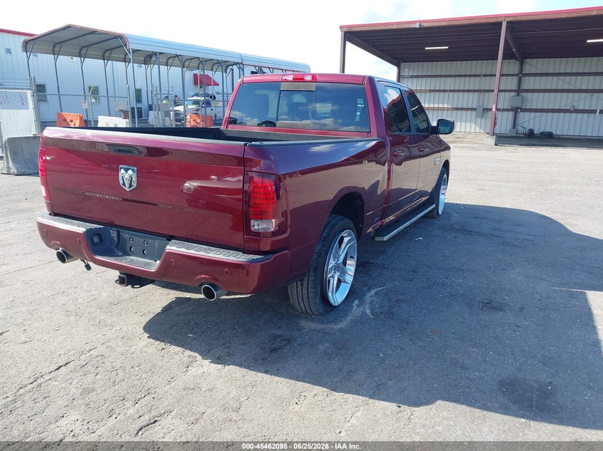 Vin: 1c6rr6ut7hs610196, lot: 45960211, ram 1500 sport  4x2 6'4 box 20174