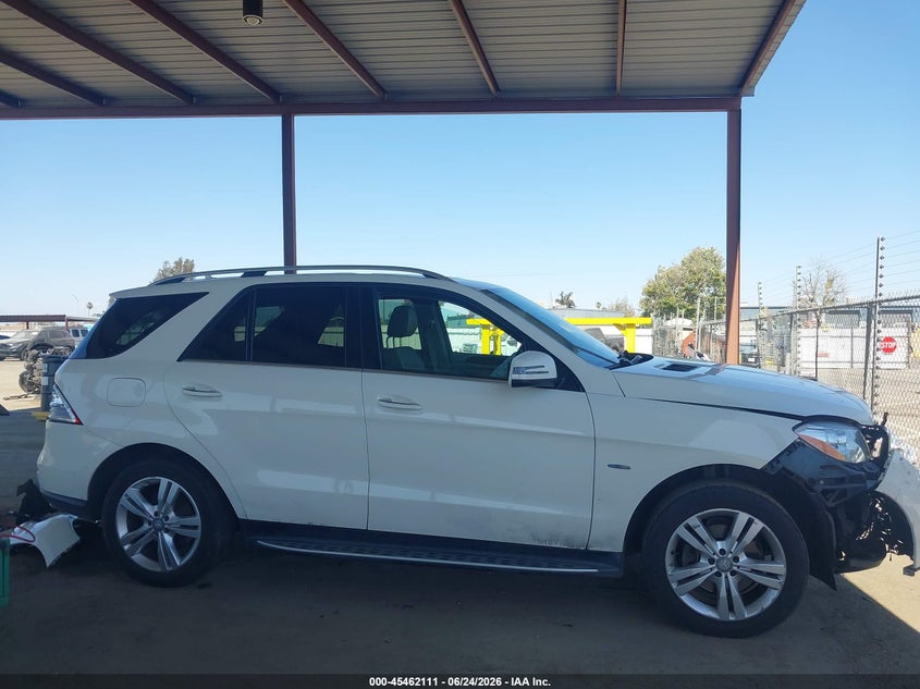 2012 Mercedes-Benz Ml 350 4Matic VIN: 4JGDA5HB1CA054404 Lot: 45462111