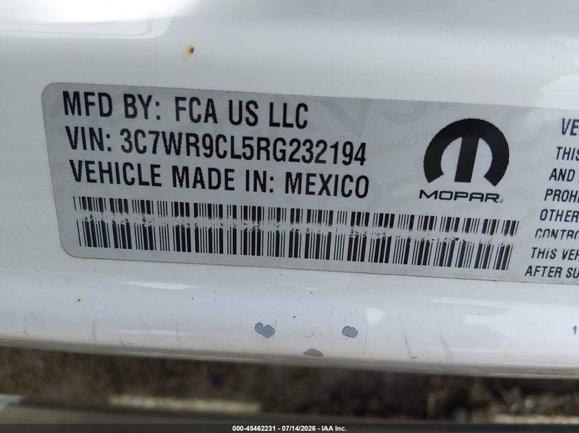 2024 RAM 3500 CHASSIS auction photo 8