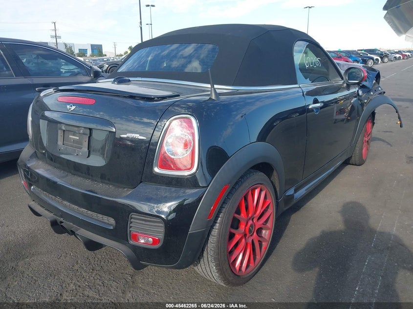 2013 MINI ROADSTER CABRIO 1.6L I-4 DI, DOHC, VVT, TURBO, 208HP