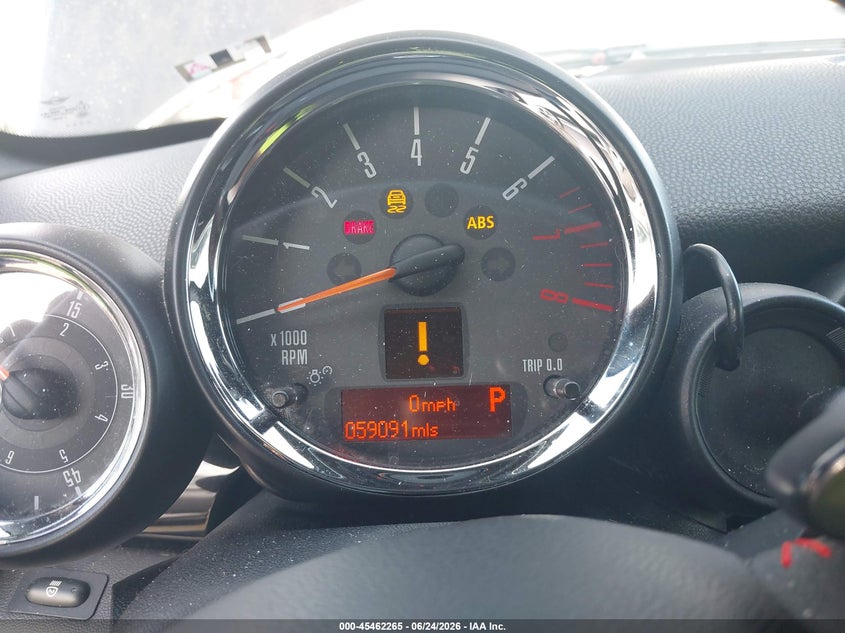2013 MINI ROADSTER CABRIO 1.6L I-4 DI, DOHC, VVT, TURBO, 208HP
