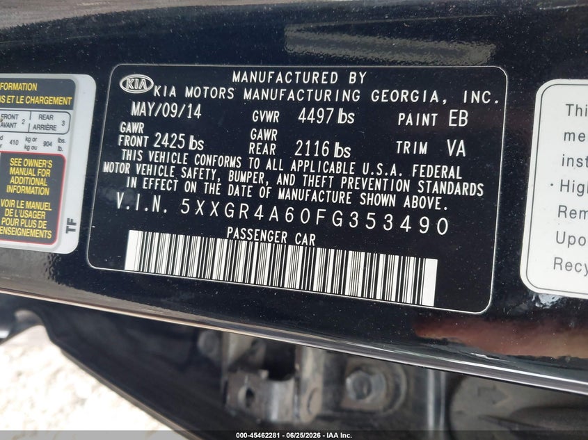 2015 KIA OPTIMA SX TURBO · Фото 9