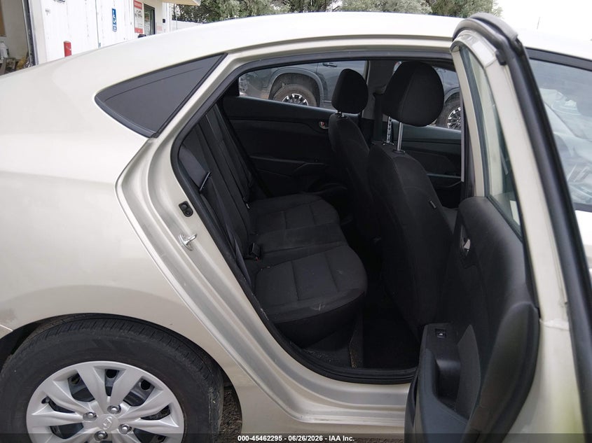 2019 HYUNDAI ACCENT SEDAN 1.6L I-4 DI, DOHC, VVT, 130HP