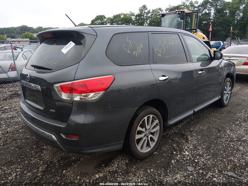 2014 NISSAN PATHFINDER auction photo 4