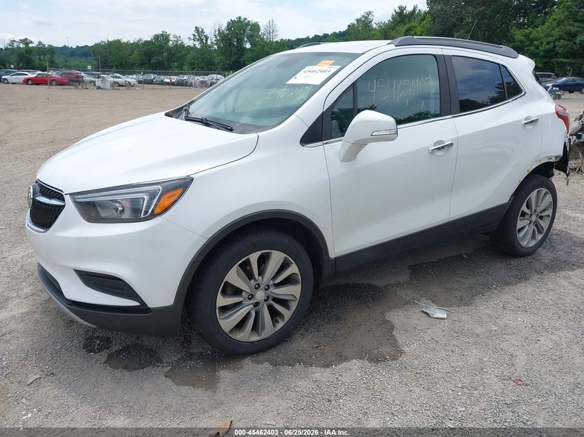 Vin: kl4cjesb6jb565052, lot: 45960516, buick encore preferred 20182