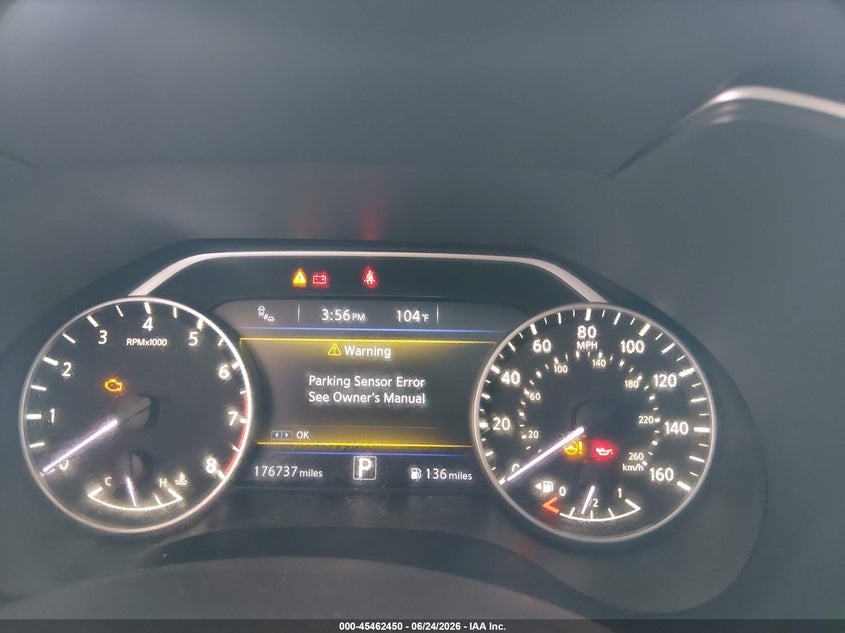 2016 NISSAN MAXIMA SEDAN 3.5L V-6 DOHC, VVT, 300HP