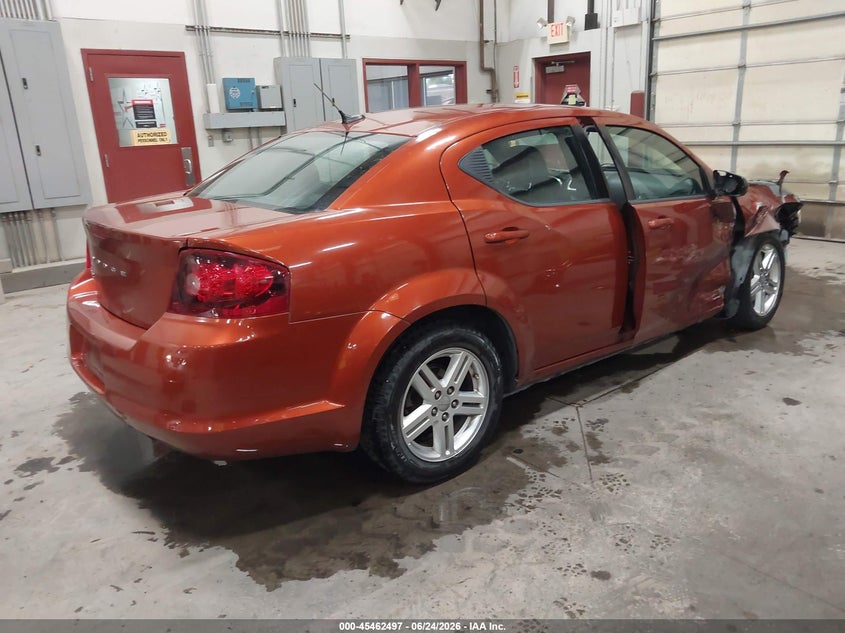 Vin: 1c3cdzcb3cn166060, lot: 45960610, dodge avenger sxt 20124