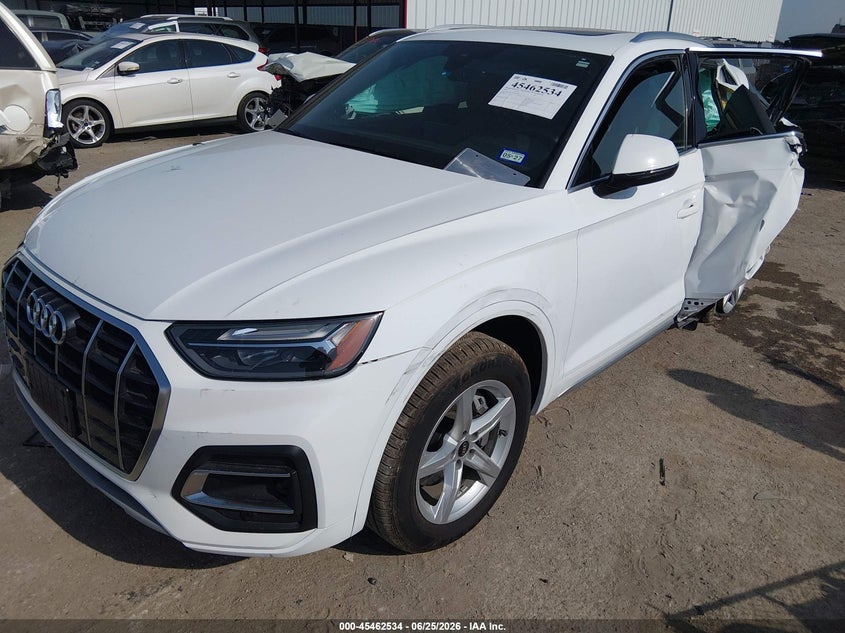 Vin: wa1aaafy8m2037712, lot: 45960647, audi q5 premium 45 tfsi quattro s tronic 20212