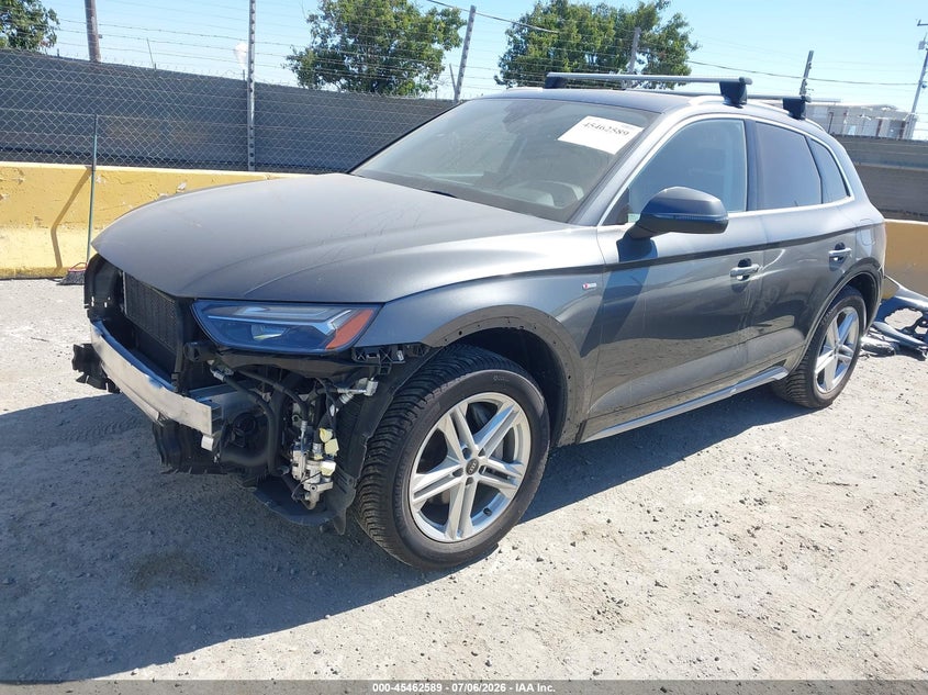Vin: wa1e2afy7m2069310, lot: 45960702, audi q5 premium plus 55 tfsi e quattro s tronic 20212