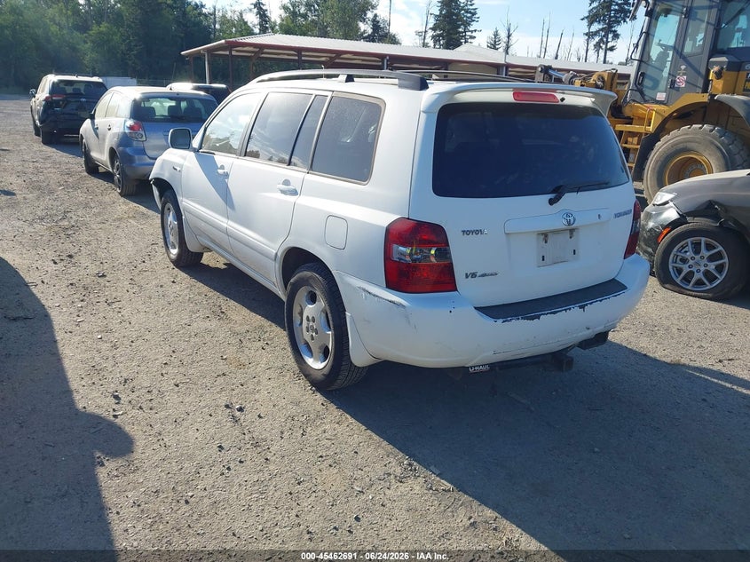 2004 TOYOTA HIGHLANDER SPORT UTILITY VEHICLE 3.3L V-6 DOHC, VVT, 230HP