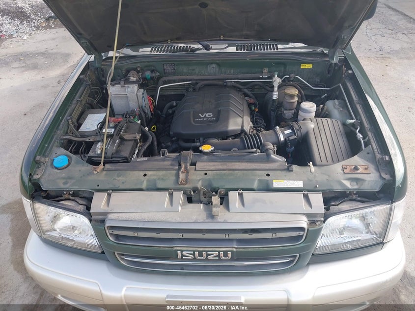 2002 ISUZU TROOPER SPORT UTILITY VEHICLE 3.5L V-6 DOHC, 215HP