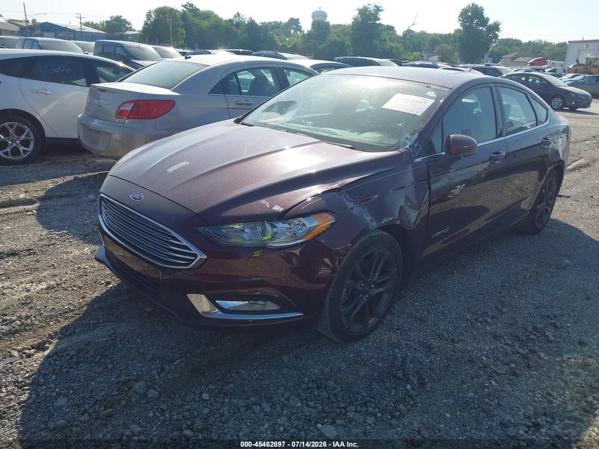 Vin: 3fa6p0lu3jr160448, lot: 45961010, ford fusion hybrid se 20182