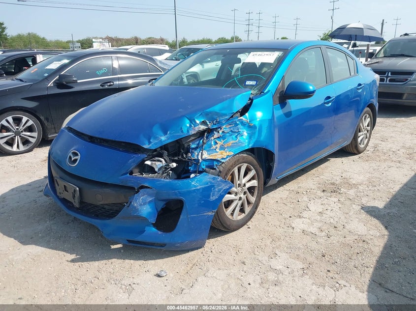 Vin: jm1bl1v78c1695466, lot: 45961070, mazda mazda3 i touring 20122