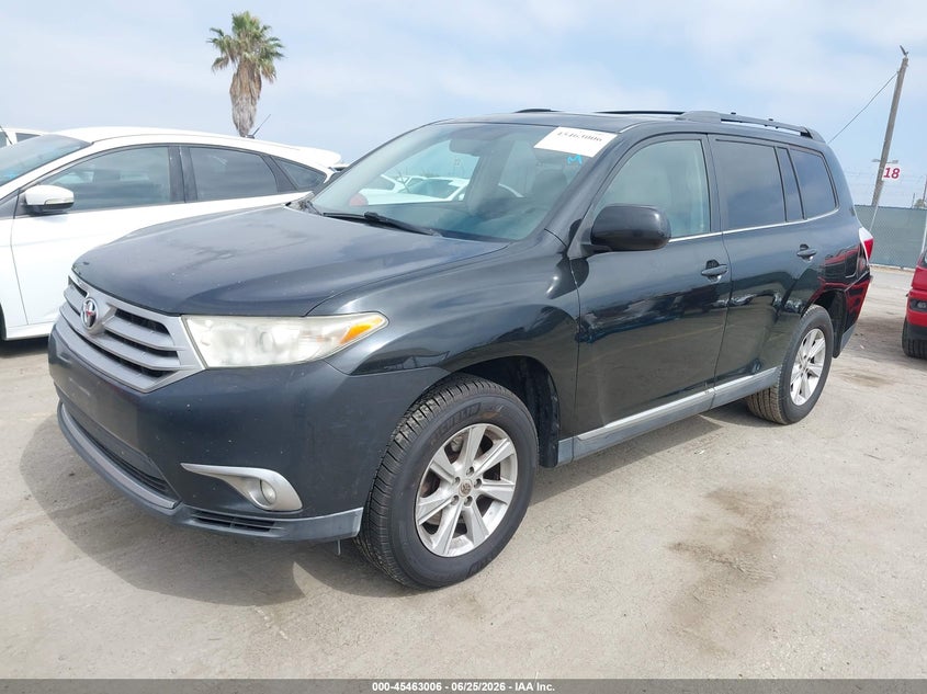 Vin: 5tdbk3eh9bs048583, lot: 45961119, toyota highlander se v6 20112