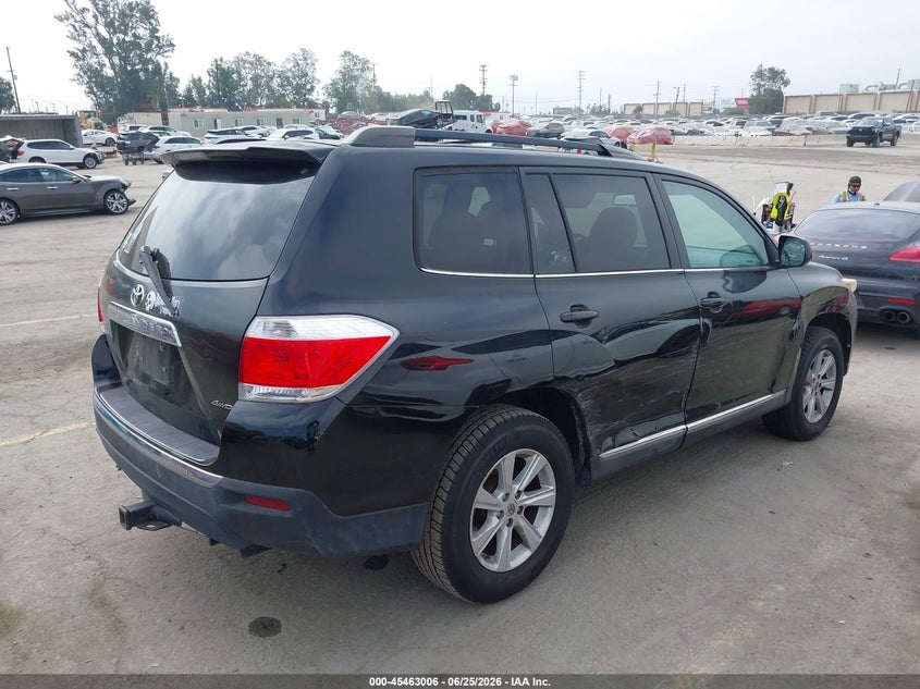Vin: 5tdbk3eh9bs048583, lot: 45961119, toyota highlander se v6 20114