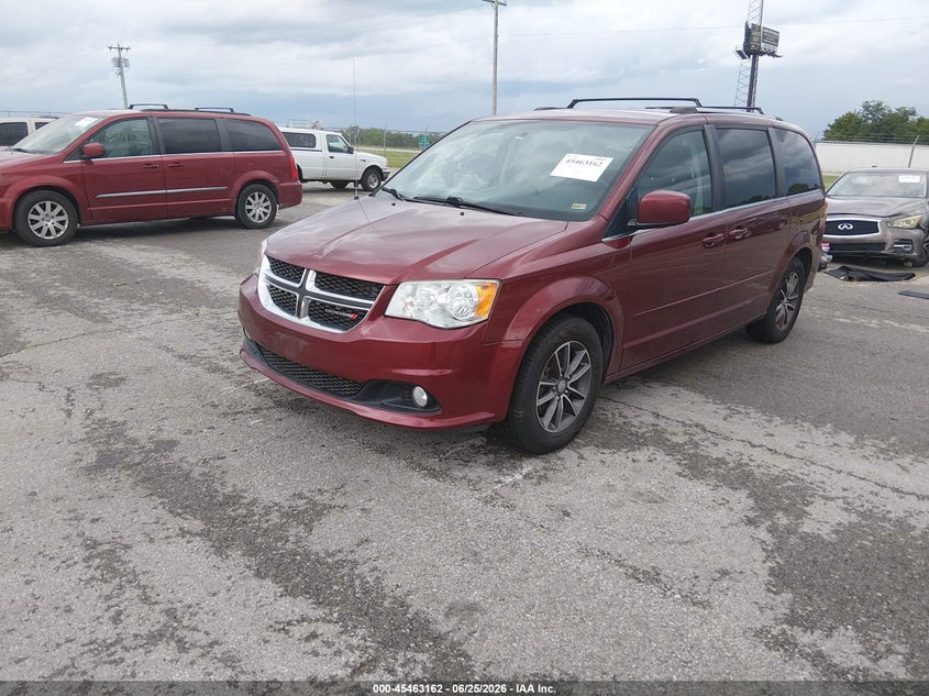 Vin: 2c4rdgcg5hr801747, lot: 45961275, dodge grand caravan sxt 20172