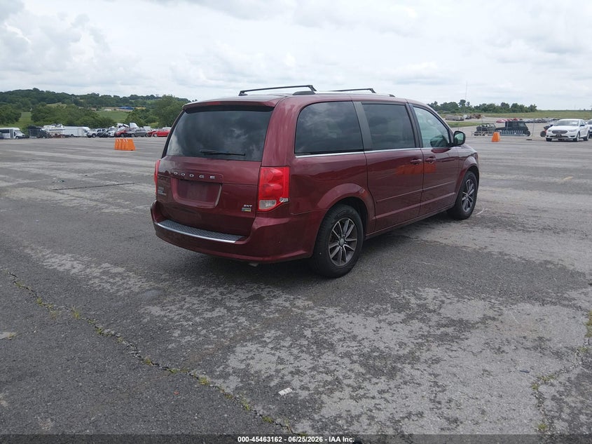Vin: 2c4rdgcg5hr801747, lot: 45961275, dodge grand caravan sxt 20174