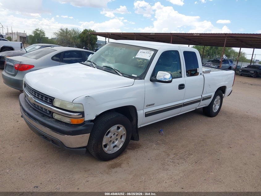 1999 Chevrolet Silverado, Звичайний знос, IAAI, VIN 1GCEK19T9XE223637 — фото 2