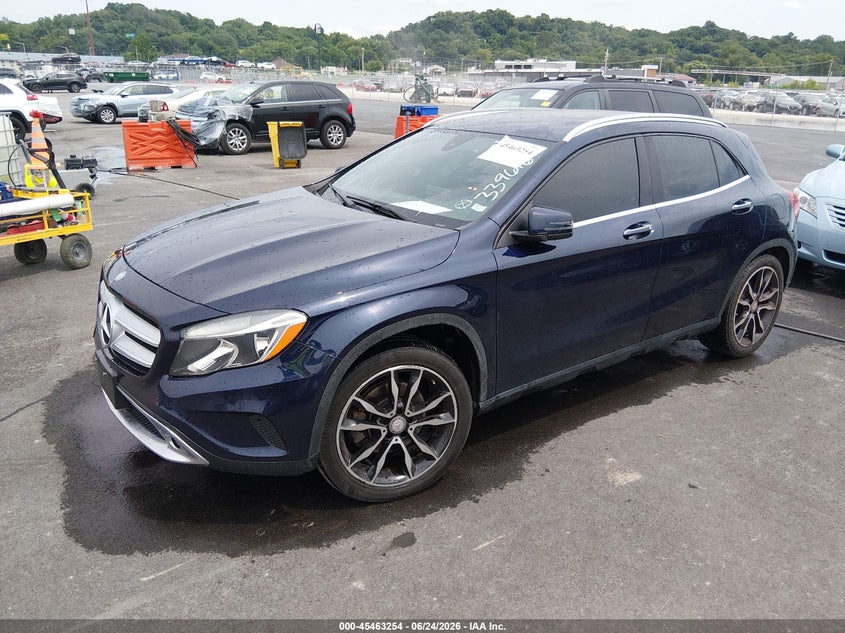 Vin: wdctg4eb8hj339616, lot: 45961391, mercedes-benz gla 250 20172