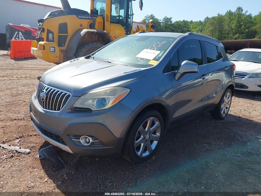 Vin: kl4cjcsbxdb019556, lot: 45961430, buick encore leather 20132