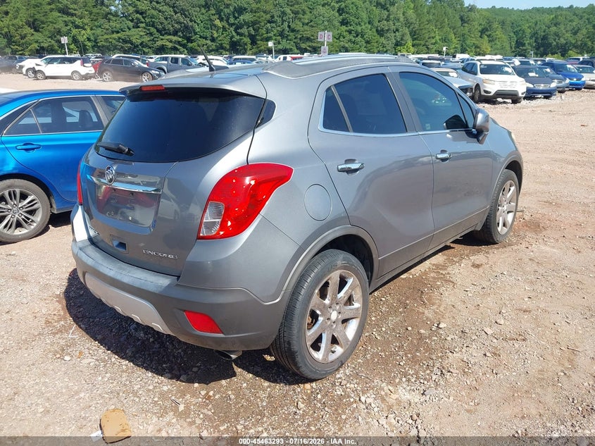 Vin: kl4cjcsbxdb019556, lot: 45961430, buick encore leather 20134