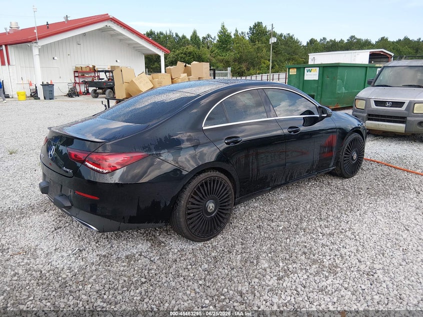 Vin: wdd5j4hb7ln071872, lot: 45961432, mercedes-benz cla 250 4matic 20204