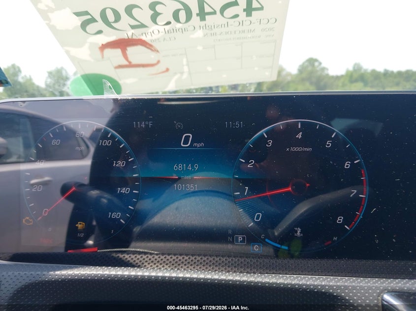 2020 MERCEDES-BENZ CLA 250 auction photo 7
