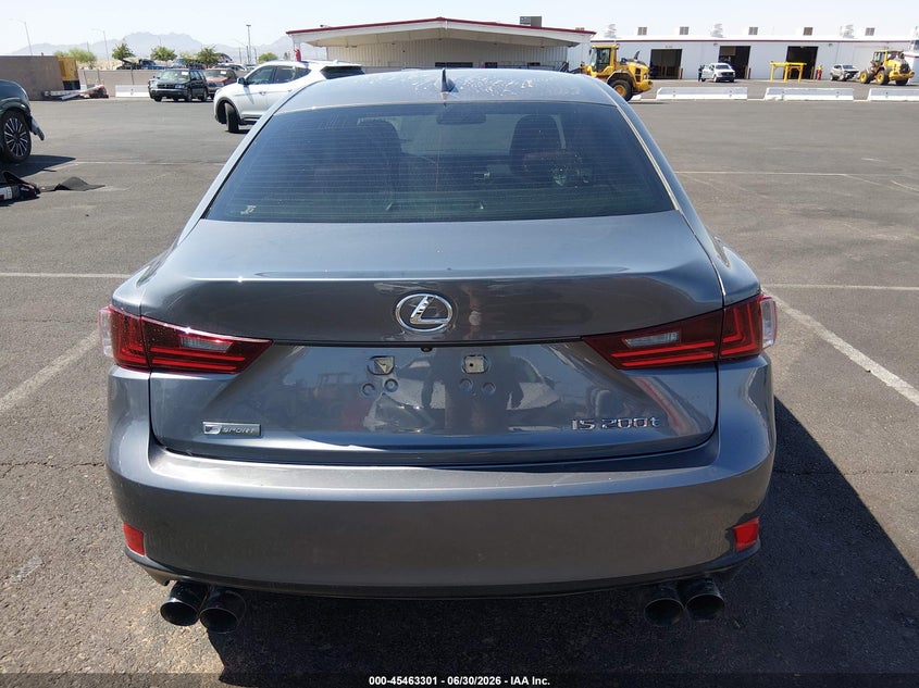 LEXUS IS 200T 2016 VIN JTHBA1D24G5011750